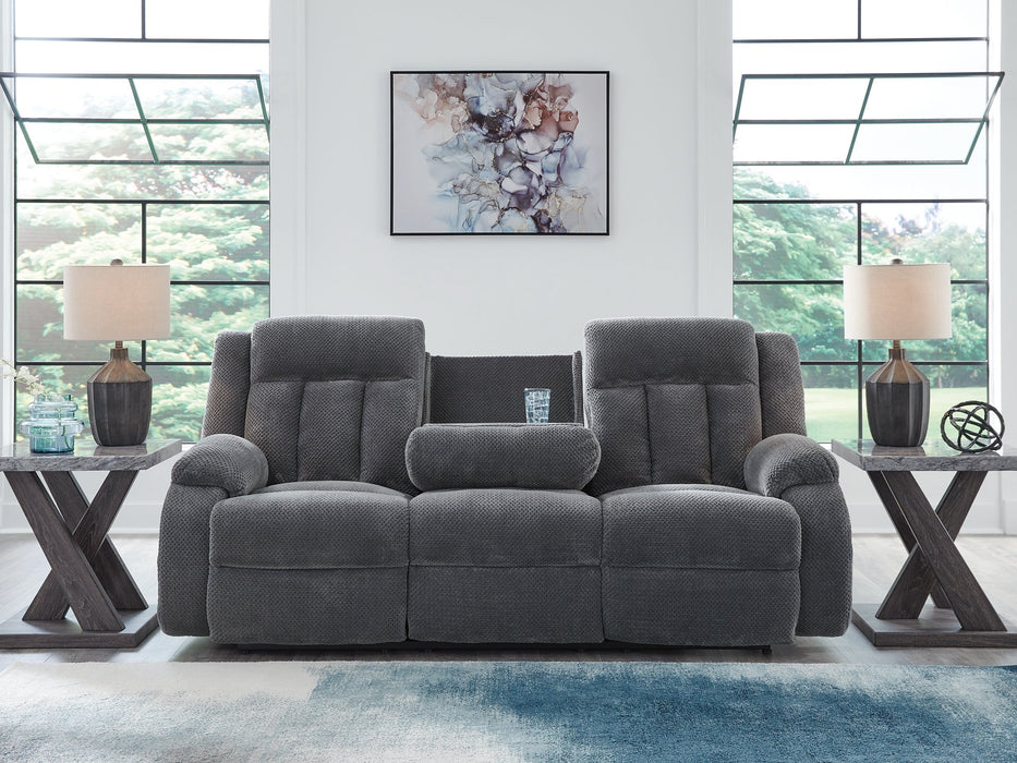 Observation Power Reclining Sofa with Drop Down Table - Golden Home Furniture 