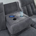 Observation Power Reclining Sofa with Drop Down Table - Golden Home Furniture 
