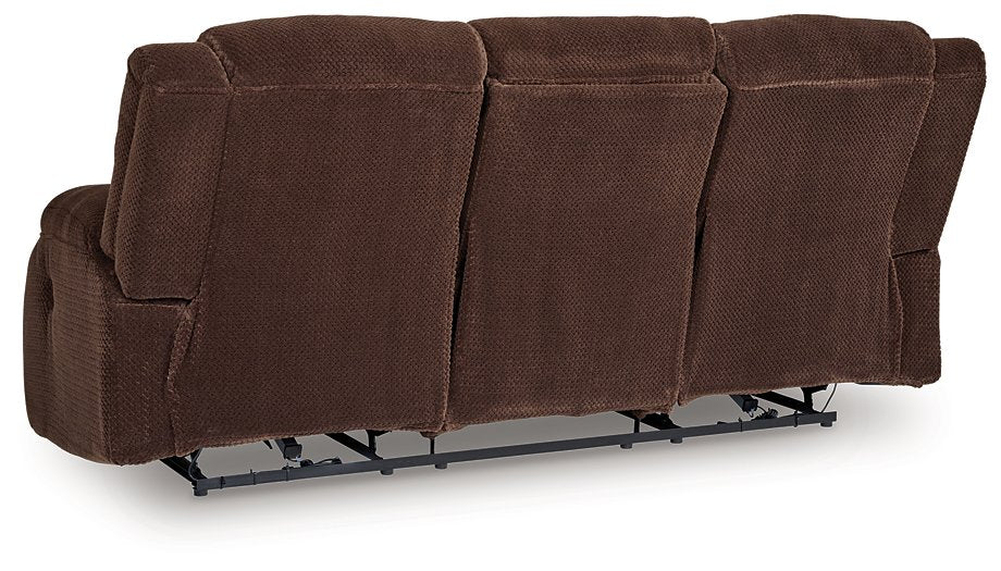 Observation Power Reclining Sofa with Drop Down Table - Golden Home Furniture 