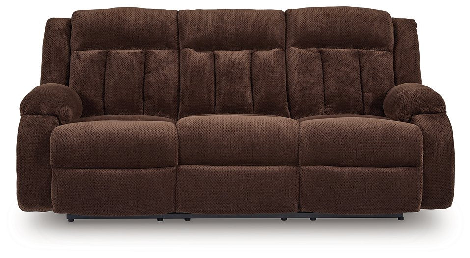 Observation Power Reclining Sofa with Drop Down Table - Golden Home Furniture 