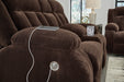 Observation Power Reclining Loveseat with Console - Golden Home Furniture 