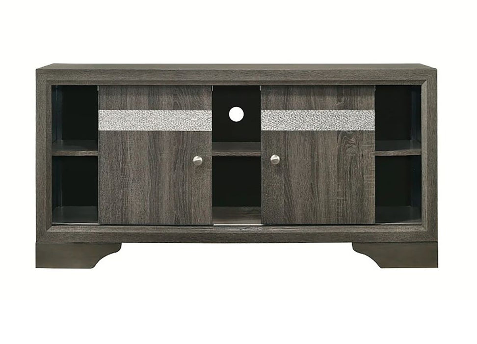 Crown Mark Furniture Regata TV Stand in Gray - Golden Home Furniture (Columbus, OH) - Multi Location