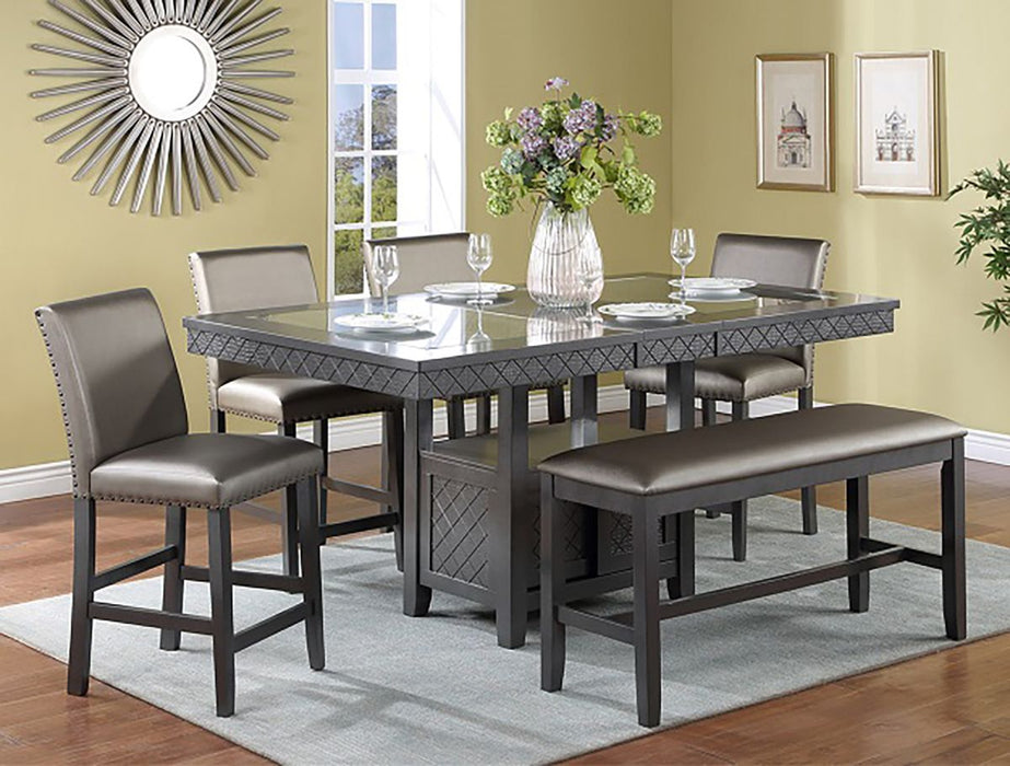 Crown Mark Furniture Bankston Bench in Brown - Golden Home Furniture (Columbus, OH) - Multi Location