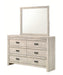 Crown Mark Furniture Valor 6 Drawer Dresser in Gray - Golden Home Furniture (Columbus, OH) - Multi Location