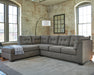 Pitkin 2-Piece Sectional with Chaise - Golden Home Furniture (Columbus, OH) - Multi Location