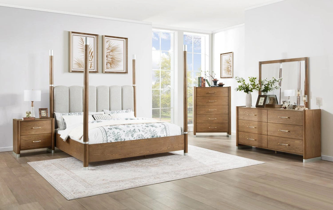 King Bed Frame - Dresser - Mirror - Chest - Nightstand