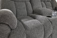 Foreside Reclining Loveseat with Console - Golden Home Furniture 