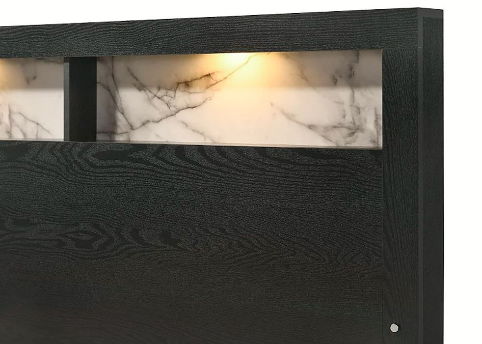 Crown Mark Furniture Cadence Queen Panel Bed in Black - Golden Home Furniture (Columbus, OH) - Multi Location