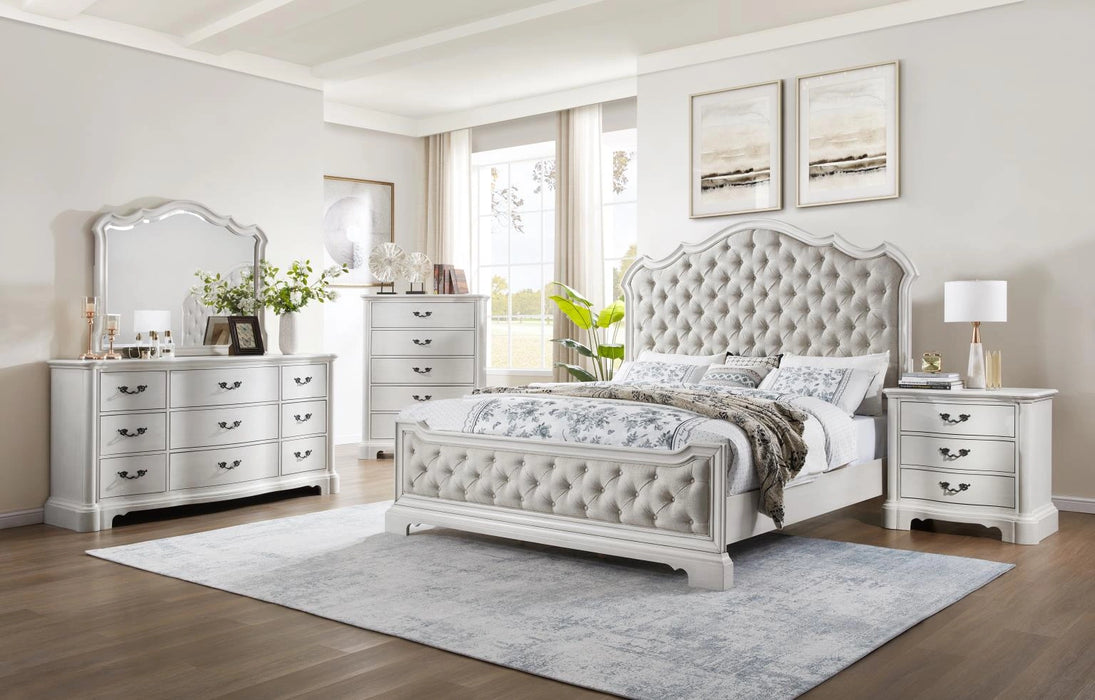 King Bed-Dresser-Mirror