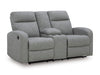 Gauntlet Reclining Loveseat with Console - Golden Home Furniture (Columbus, OH) - Multi Location