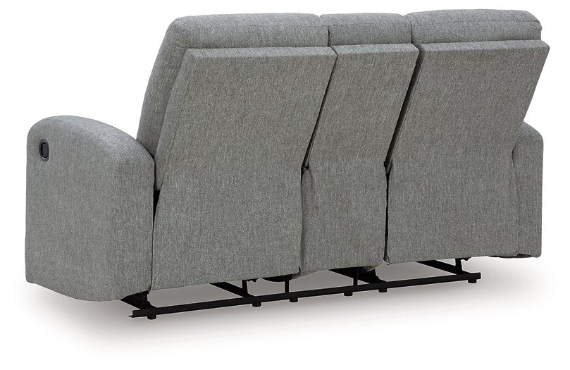 Gauntlet Reclining Loveseat with Console - Golden Home Furniture (Columbus, OH) - Multi Location