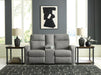 Gauntlet Reclining Loveseat with Console - Golden Home Furniture (Columbus, OH) - Multi Location