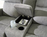 Gauntlet Reclining Loveseat with Console - Golden Home Furniture (Columbus, OH) - Multi Location
