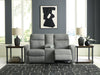 Gauntlet Reclining Loveseat with Console - Golden Home Furniture (Columbus, OH) - Multi Location