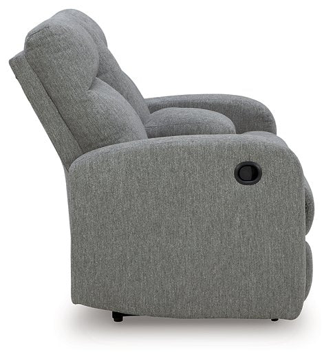 Gauntlet Reclining Loveseat with Console - Golden Home Furniture (Columbus, OH) - Multi Location