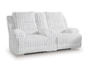 Rhines Falls Power Reclining Loveseat with Console - Golden Home Furniture (Columbus, OH) - Multi Location