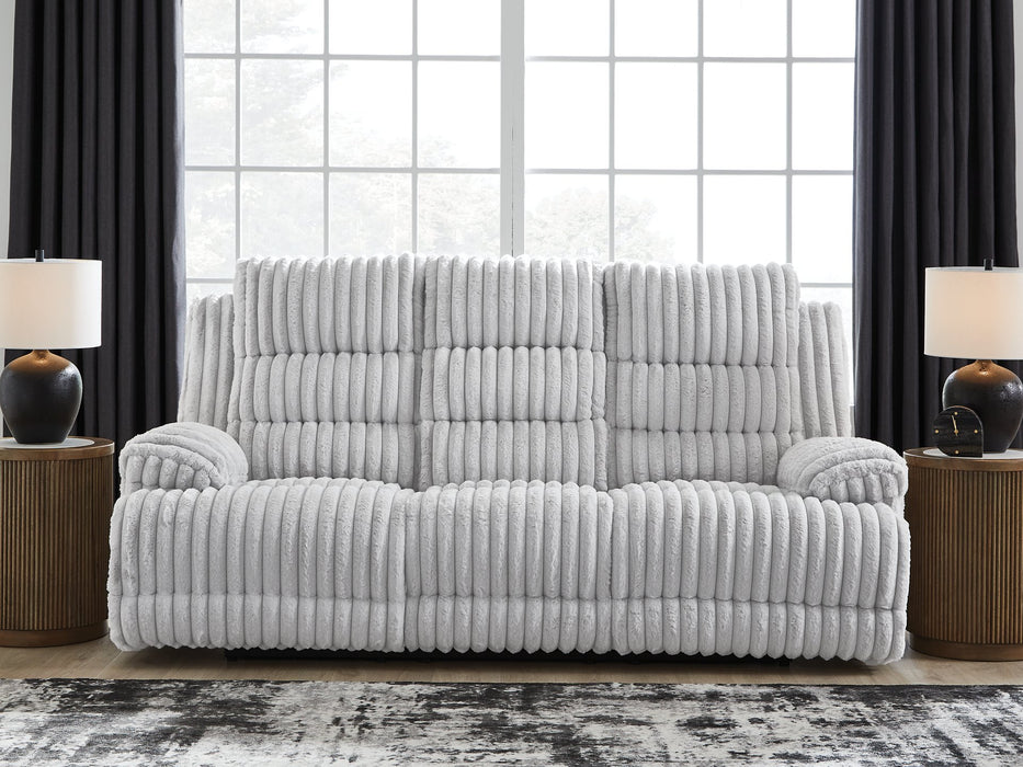 Rhines Falls Power Reclining Sofa with Drop Down Table - Golden Home Furniture (Columbus, OH) - Multi Location