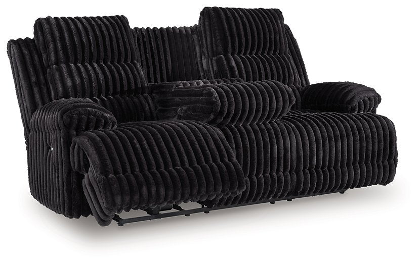Rhine Falls Power Reclining Sofa with Drop Down Table - Golden Home Furniture (Columbus, OH) - Multi Location