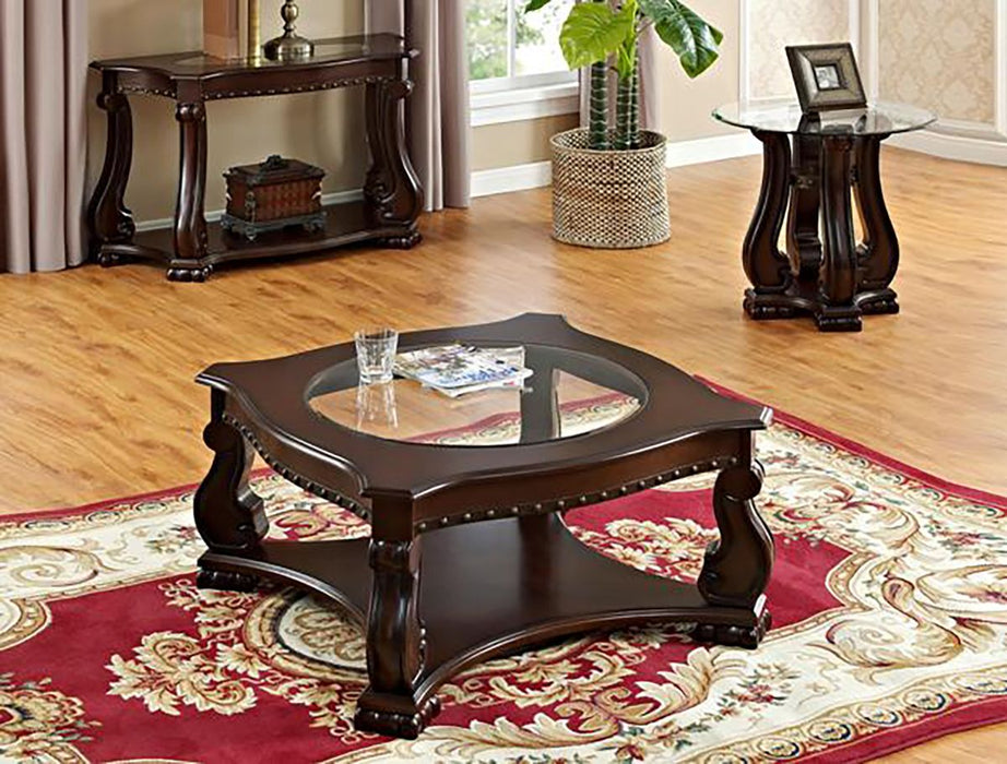 Crown Mark Furniture Madison Wood Coffee Table in Brown - Golden Home Furniture (Columbus, OH) - Multi Location