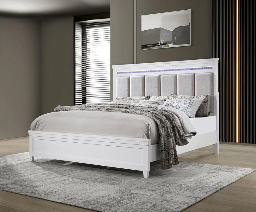King Bed-Dresser-Mirror