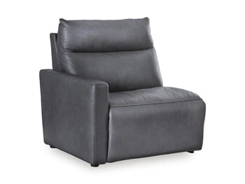 ModZ Power Reclining Sectional Loveseat with Audio Console