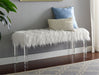 Crown Mark Furniture Fatima Bench in White - Golden Home Furniture (Columbus, OH) - Multi Location