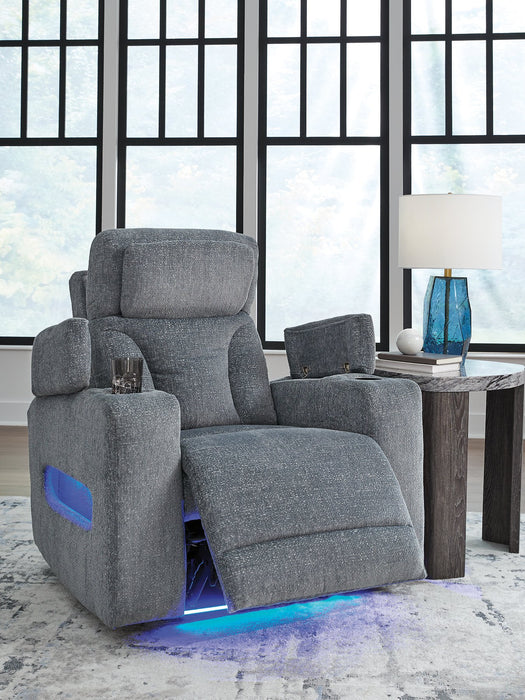 Studio Cave Power Recliner - Golden Home Furniture 