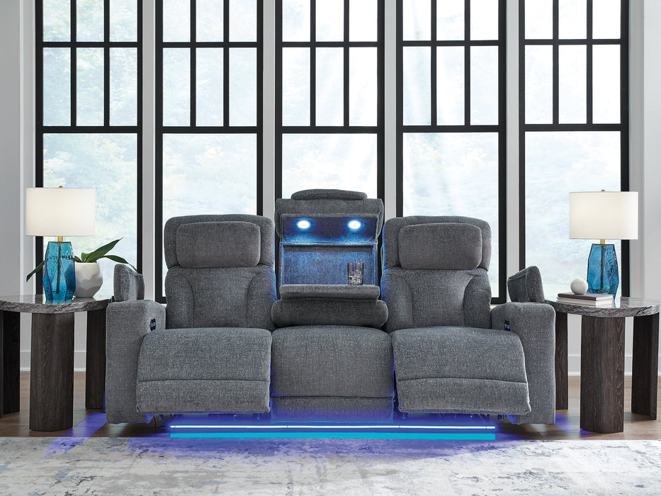 Studio Cave Power Reclining Sofa - Golden Home Furniture 