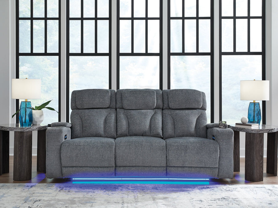 Studio Cave Power Reclining Sofa - Golden Home Furniture 
