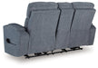 Studio Cave Power Reclining Loveseat with Console - Golden Home Furniture 