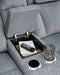 Studio Cave Power Reclining Loveseat with Console - Golden Home Furniture 