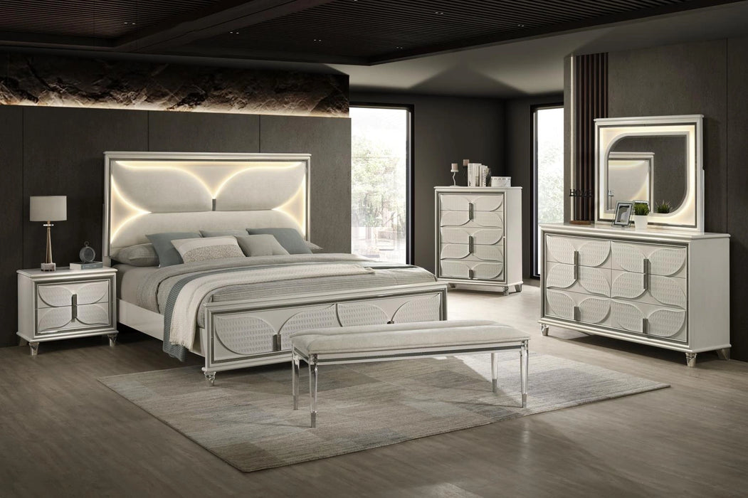 Mysterious Gold Queen Bed