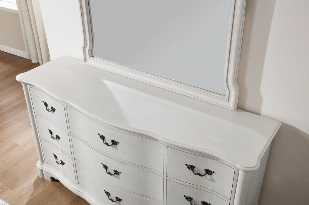 Antique White Mirror