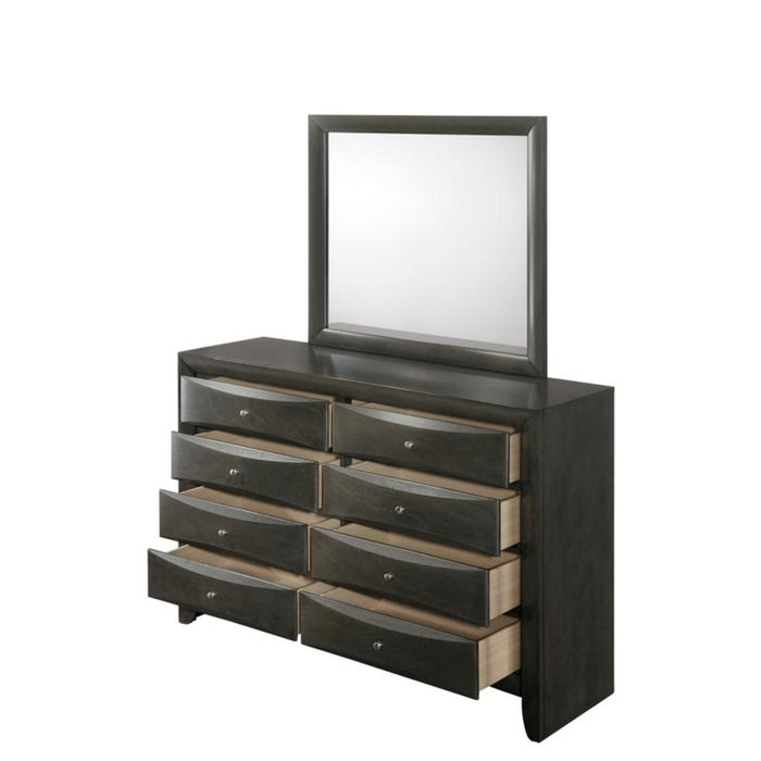 Crown Mark Emily Mirror in Grey - Golden Home Furniture (Columbus, OH) - Multi Location