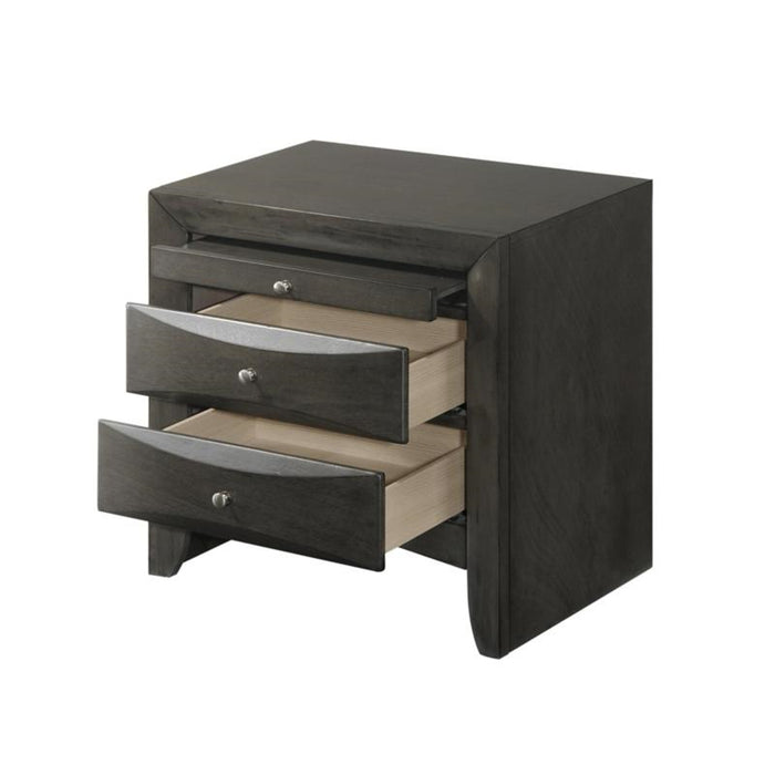 Crown Mark Emily Nightstand in Grey - Golden Home Furniture (Columbus, OH) - Multi Location