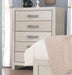 Crown Mark Furniture Jaylen 5 Drawer Chest in Gray - Golden Home Furniture (Columbus, OH) - Multi Location