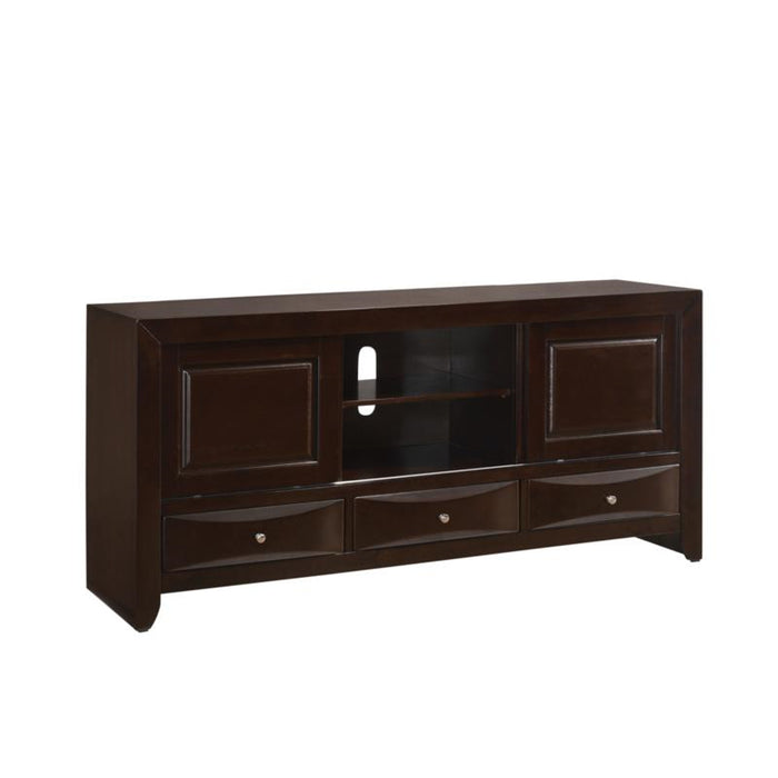 Crown Mark Emily Tv Stand in Dark Cherry - Golden Home Furniture (Columbus, OH) - Multi Location