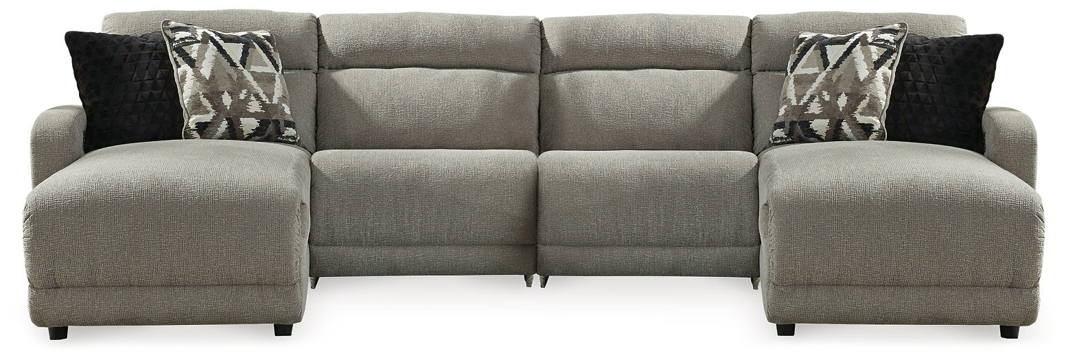Colleyville Power Reclining Sectional with Chaise - Golden Home Furniture (Columbus, OH) - Multi Location