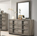 Crown Mark Furniture Rangley Dresser Mirror in Brown - Golden Home Furniture (Columbus, OH) - Multi Location