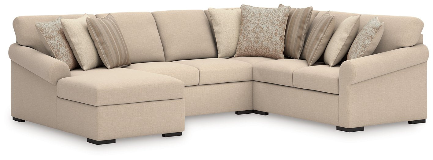 LadyMae Sectional with Chaise - Golden Home Furniture (Columbus, OH) - Multi Location