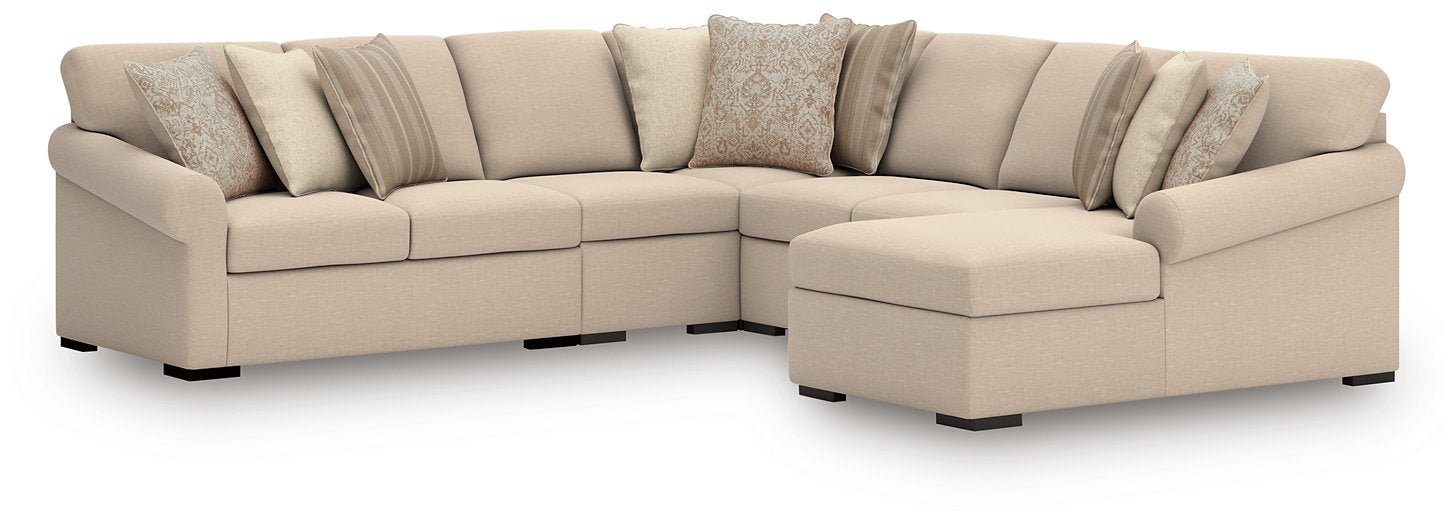 LadyMae Sectional with Chaise - Golden Home Furniture (Columbus, OH) - Multi Location