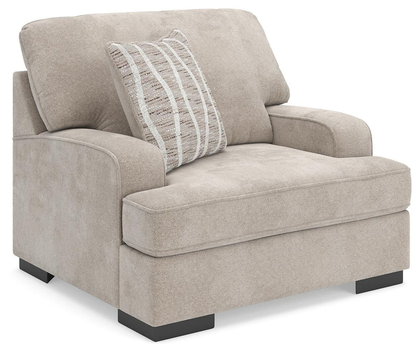 High Profile Chair & Ottoman Living Room Set - Golden Home Furniture 