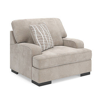 High Profile Chair & Ottoman Living Room Set - Golden Home Furniture 
