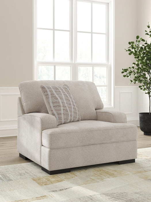 High Profile Chair & Ottoman Living Room Set - Golden Home Furniture 