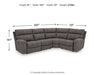 Next-Gen DuraPella Power Reclining Sectional - Golden Home Furniture (Columbus, OH) - Multi Location