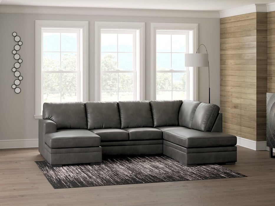 Lofton-Pike Sectional with Chaise - Golden Home Furniture (Columbus, OH) - Multi Location