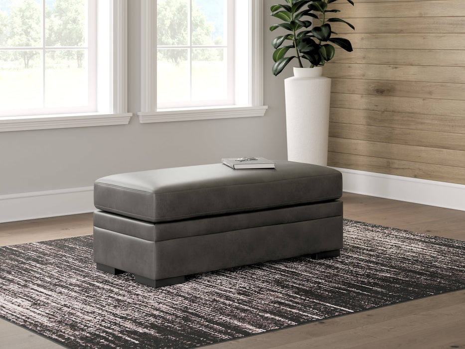 Lofton-Pike Oversized Accent Ottoman - Golden Home Furniture (Columbus, OH) - Multi Location