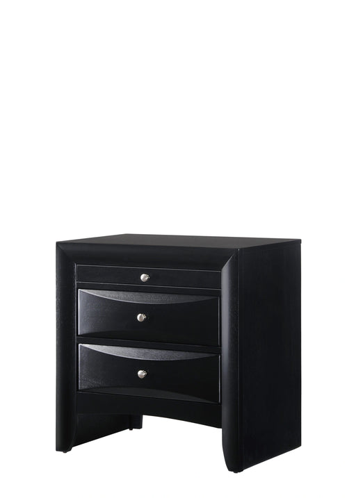 Crown Mark Furniture Emily Nightstand in Black image