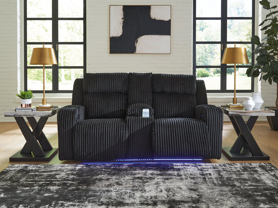 Forest Lake Power Reclining Loveseat with Console - Golden Home Furniture (Columbus, OH) - Multi Location
