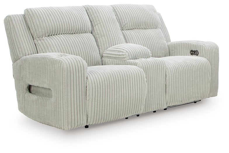 Forest Lake Power Reclining Loveseat with Console - Golden Home Furniture (Columbus, OH) - Multi Location